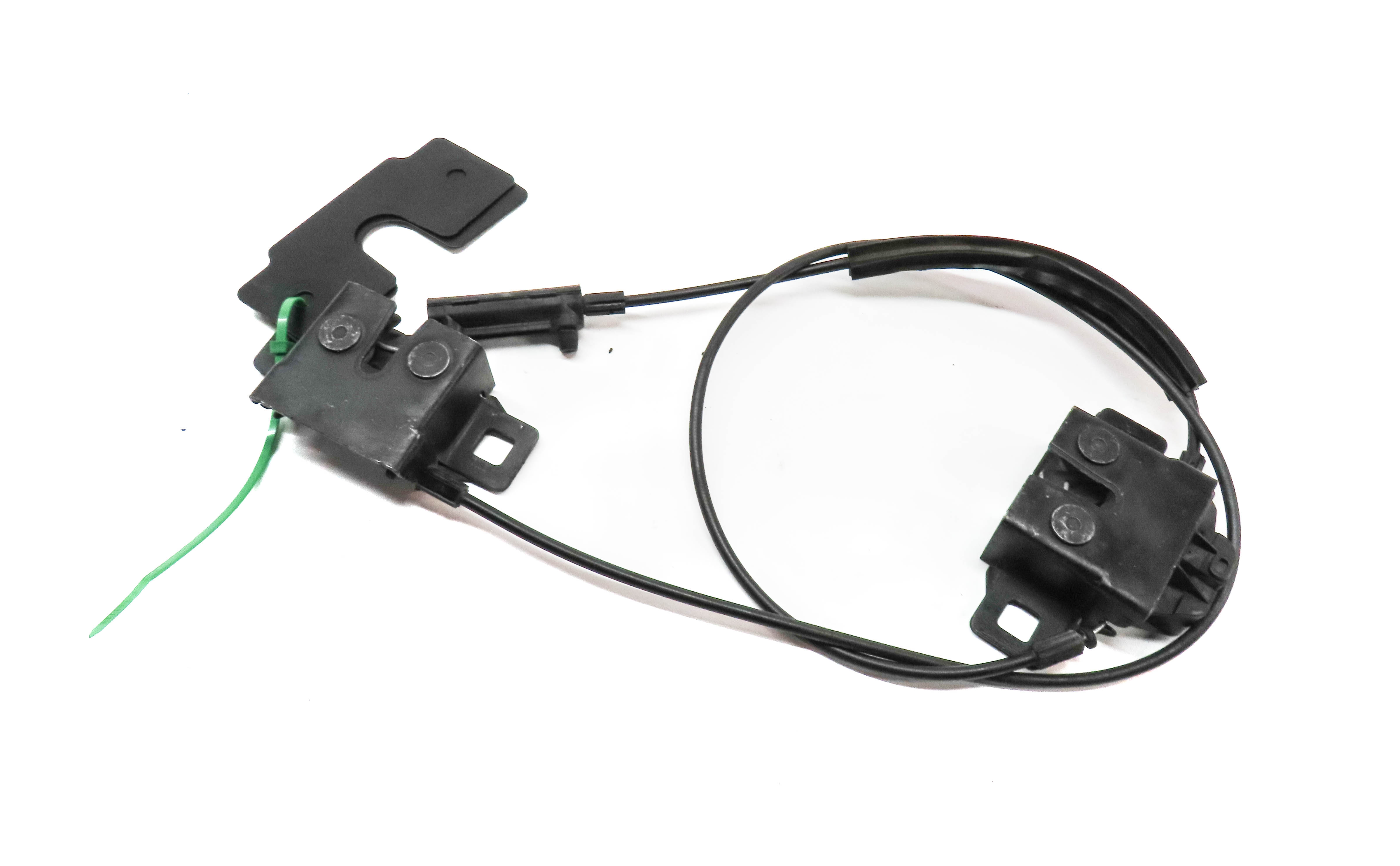 2015 RANGE ROVER SPORT (L494) FRONT LEFT & RIGHT LOWER HOOD LATCH SET & CABLE — exact item pictured